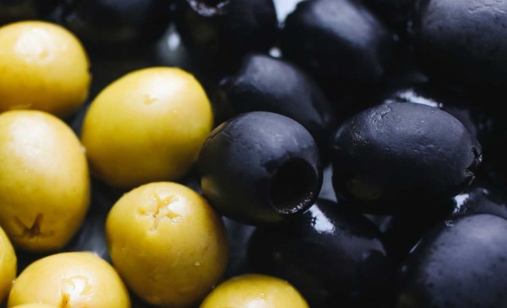 olive nere e bianche